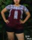Blusa San Antonino vino con bordado plata