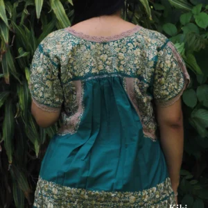 CC012-BLUSA-BORDADA-SANANTONINO (2) Blusa bordada San Antonino verde con bordado dorado